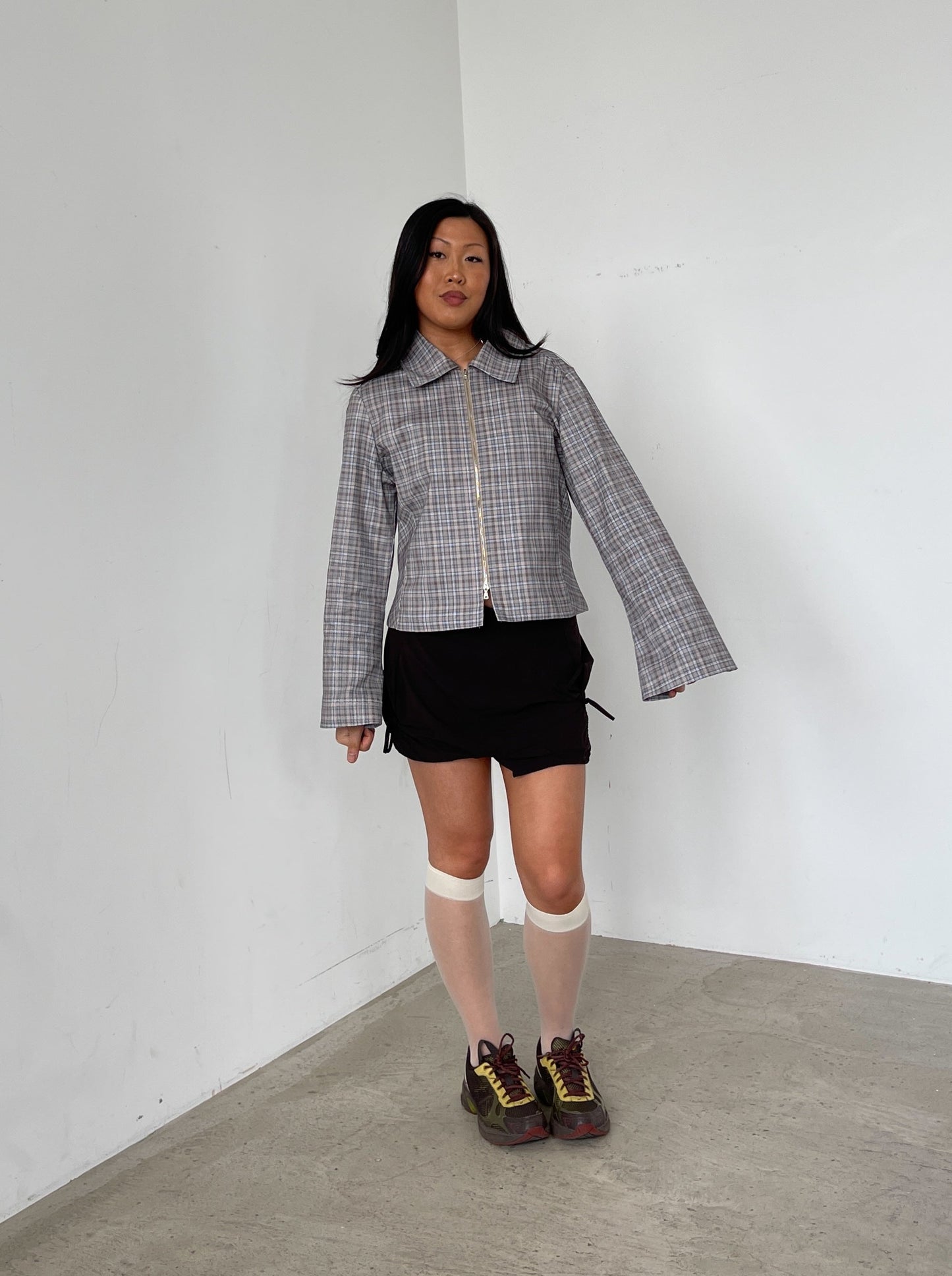 Aura Plaid Jacket