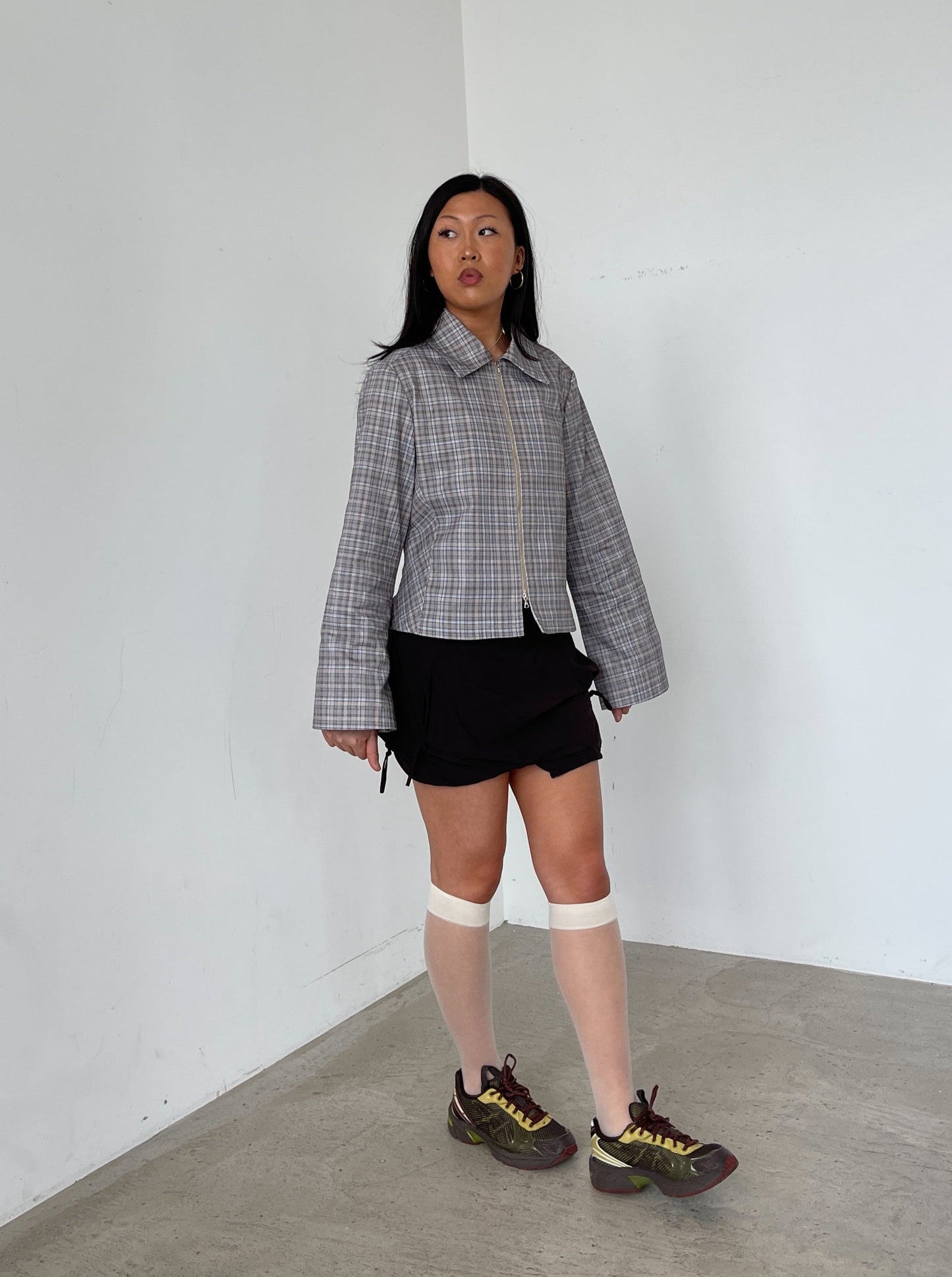 Aura Plaid Jacket