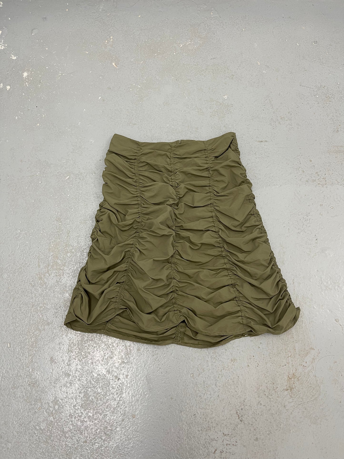 June Ruched Midi Skirt