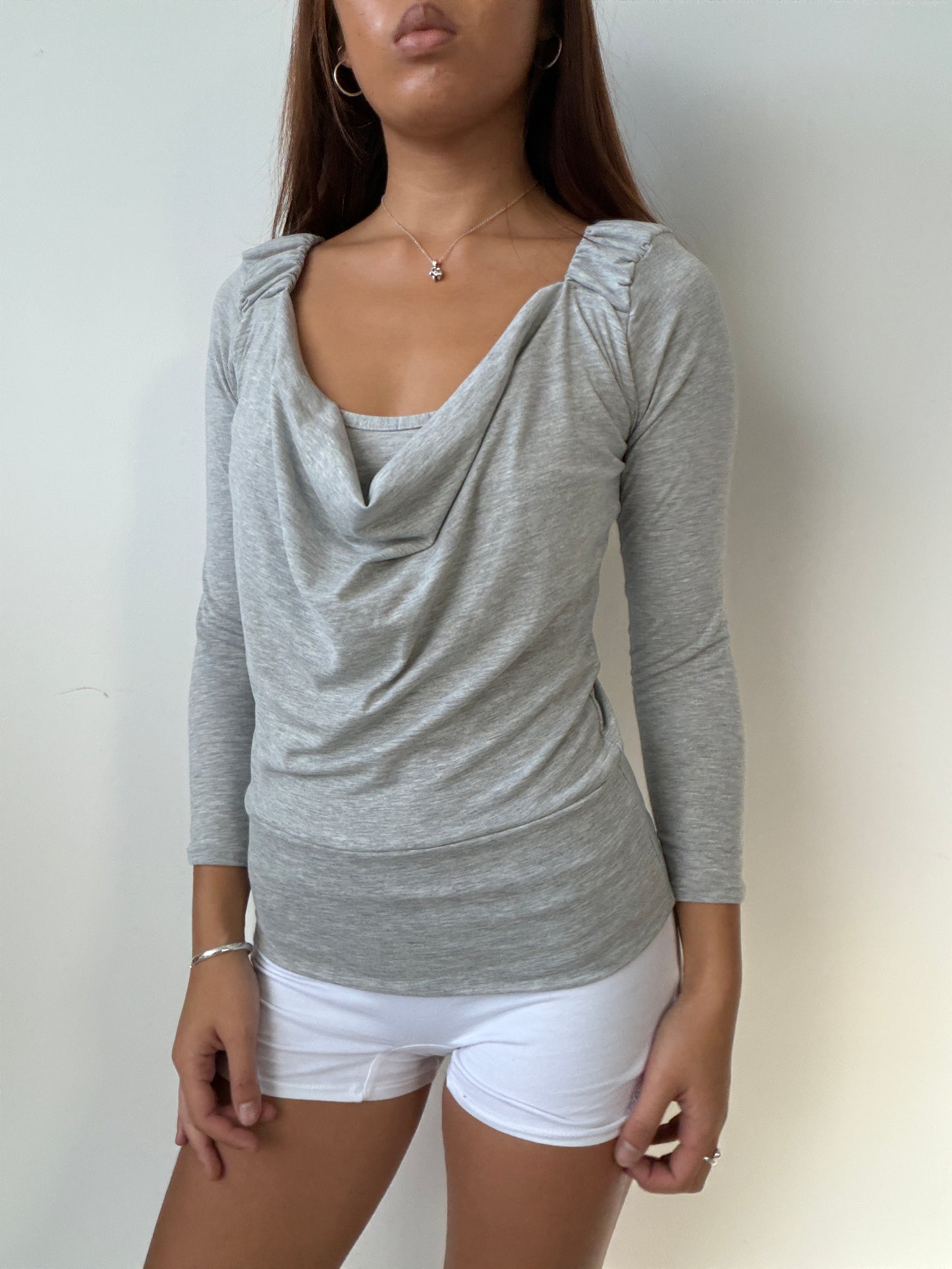 Mei Cowl Neck Top