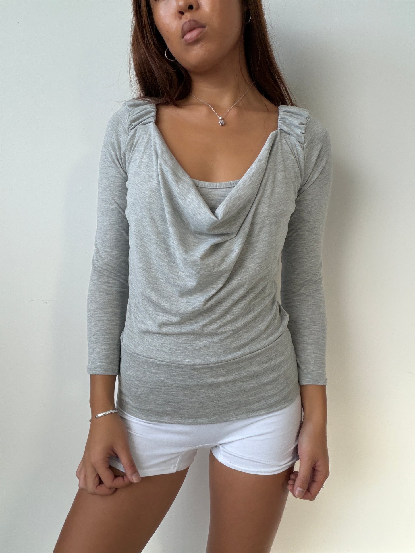 Mei Cowl Neck Top